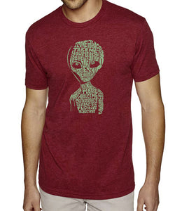 Alien - Men's Premium Blend Word Art T-Shirt