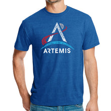 Load image into Gallery viewer, NASA Artemis Logo - Men&#39;s Premium Blend Word Art T-Shirt