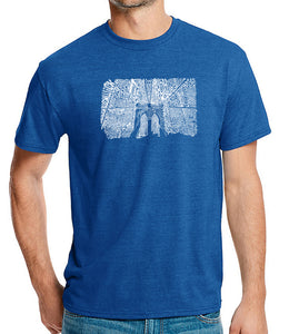 Brooklyn Bridge - Men's Premium Blend Word Art T-Shirt