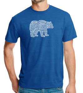 Bear Species - Men's Premium Blend Word Art T-Shirt
