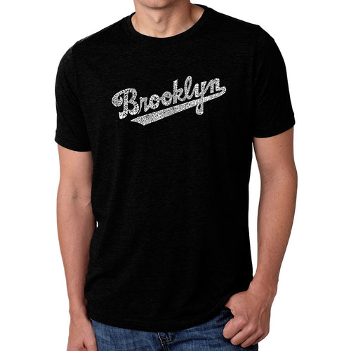 Brooklyn Neighborhoods  - Men's Premium Blend Word Art T-Shirt