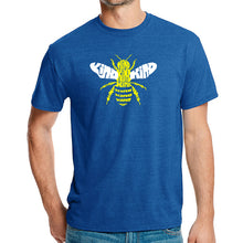 Load image into Gallery viewer, Bee Kind  - Men&#39;s Premium Blend Word Art T-Shirt