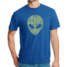 Load image into Gallery viewer, Beware of Humans  - Men&#39;s Premium Blend Word Art T-Shirt