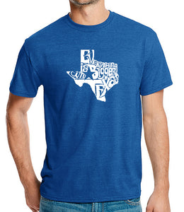 Everything is Bigger in Texas - Men's Premium Blend Word Art T-Shirt