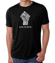 Load image into Gallery viewer, Black Lives Matter - Men&#39;s Premium Blend Word Art T-Shirt
