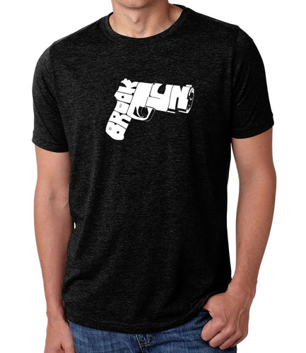 BROOKLYN GUN - Men's Premium Blend Word Art T-Shirt