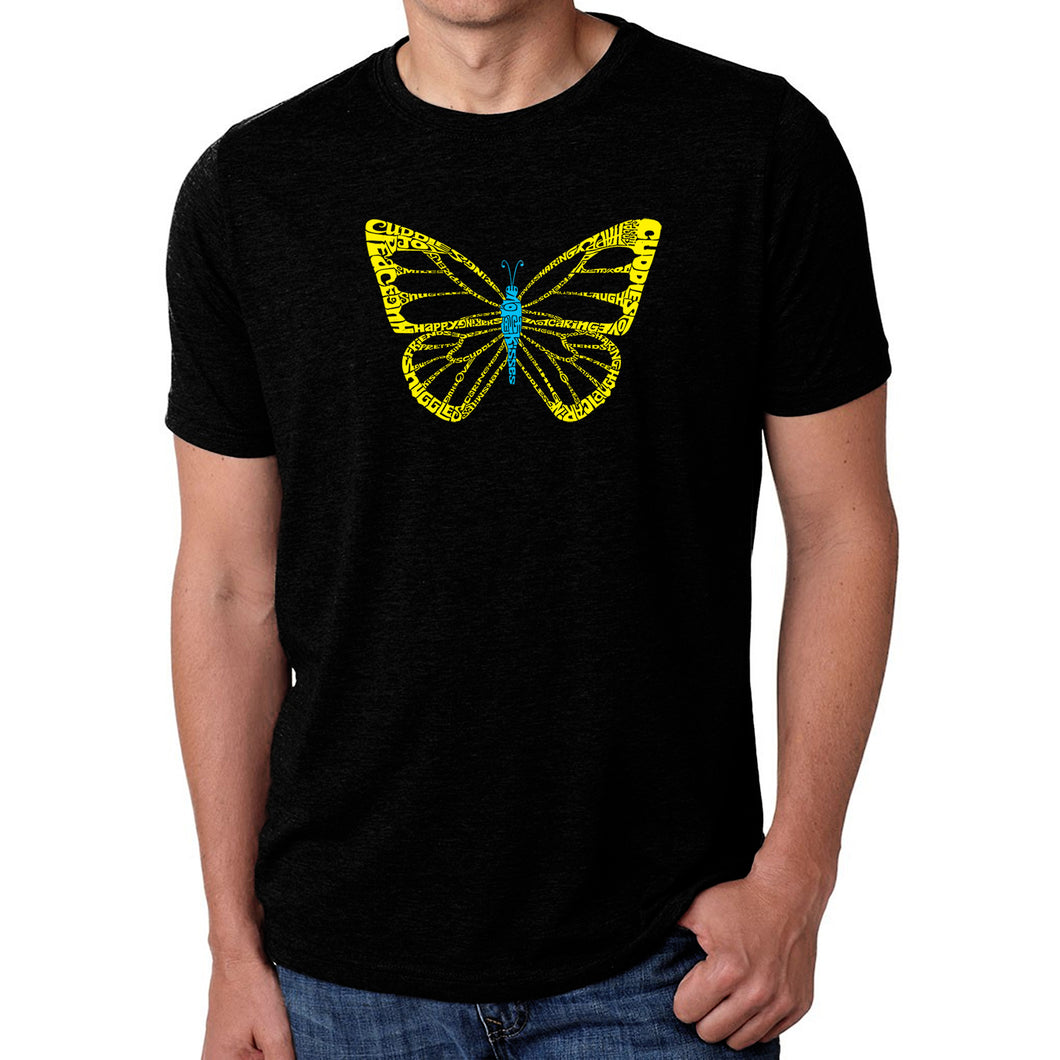 Butterfly  - Men's Premium Blend Word Art T-Shirt