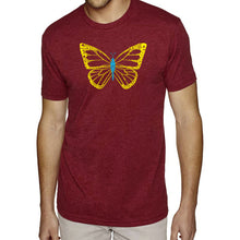 Load image into Gallery viewer, Butterfly  - Men&#39;s Premium Blend Word Art T-Shirt