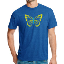 Load image into Gallery viewer, Butterfly  - Men&#39;s Premium Blend Word Art T-Shirt