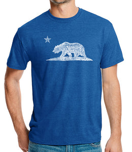 California Bear - Men's Premium Blend Word Art T-Shirt