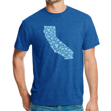 Load image into Gallery viewer, California Hearts  - Men&#39;s Premium Blend Word Art T-Shirt