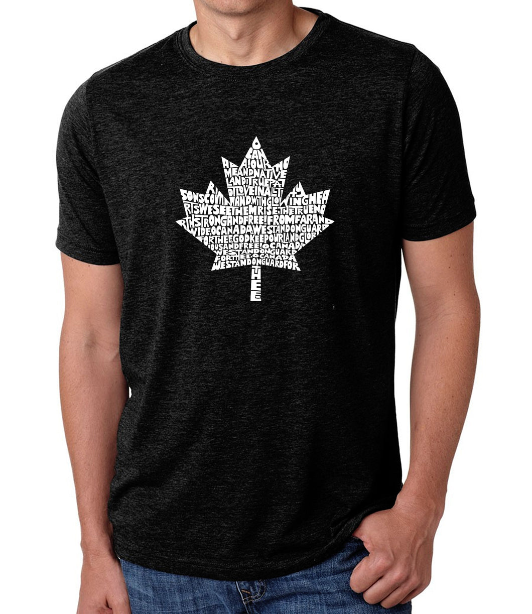 CANADIAN NATIONAL ANTHEM - Men's Premium Blend Word Art T-Shirt