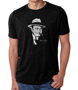 AL CAPONE ORIGINAL GANGSTER - Men's Premium Blend Word Art T-Shirt