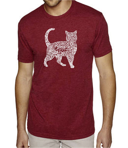 Cat - Men's Premium Blend Word Art T-Shirt