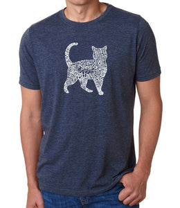 Cat - Men's Premium Blend Word Art T-Shirt