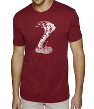 Load image into Gallery viewer, Types of Snakes - Men&#39;s Premium Blend Word Art T-Shirt