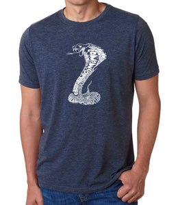 Types of Snakes - Men's Premium Blend Word Art T-Shirt