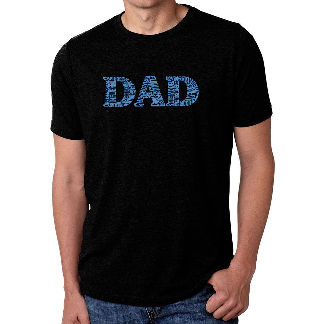 Dad - Men's Premium Blend Word Art Tshirt