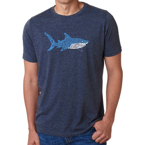 Daddy Shark - Men's Premium Blend Word Art Tshirt