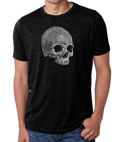 Dead Inside Skull - Men's Premium Blend Word Art T-Shirt