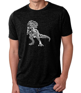 Dino Pics - Men's Premium Blend Word Art T-Shirt
