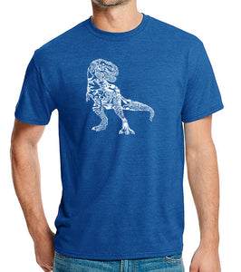 Dino Pics - Men's Premium Blend Word Art T-Shirt