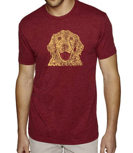 Dog - Men's Premium Blend Word Art T-Shirt