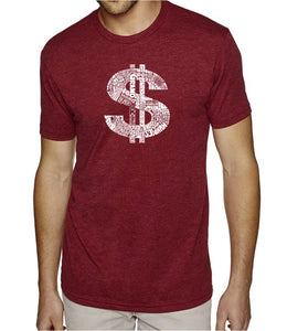 Dollar Sign - Men's Premium Blend Word Art T-Shirt