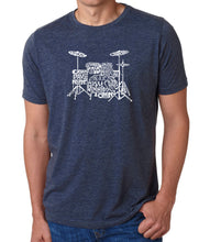 Load image into Gallery viewer, Drums - Men&#39;s Premium Blend Word Art T-Shirt