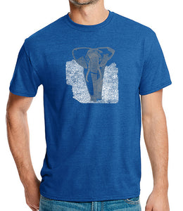 ELEPHANT - Men's Premium Blend Word Art T-Shirt