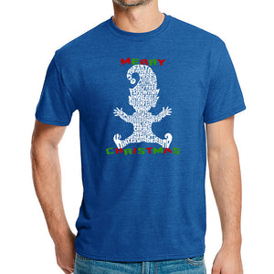 Christmas Elf - Men's Premium Blend Word Art T-Shirt