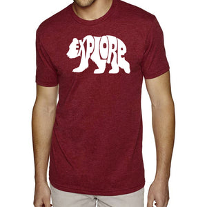 Explore - Men's Premium Blend Word Art T-Shirt