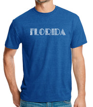 Load image into Gallery viewer, POPULAR CITIES IN FLORIDA - Men&#39;s Premium Blend Word Art T-Shirt