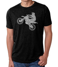 Load image into Gallery viewer, FMX Freestyle Motocross - Men&#39;s Premium Blend Word Art T-Shirt