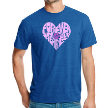 Load image into Gallery viewer, Forever In Our Hearts - Men&#39;s Premium Blend Word Art T-Shirt