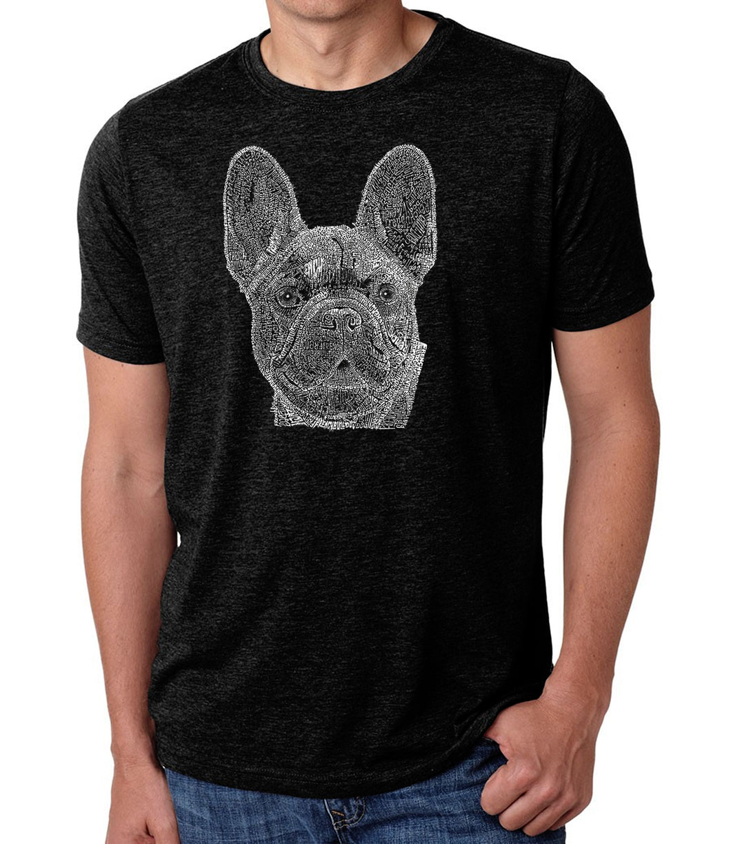 French Bulldog - Men's Premium Blend Word Art T-Shirt