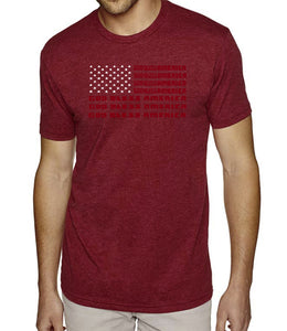 God Bless America - Men's Premium Blend Word Art T-Shirt