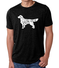 Load image into Gallery viewer, Golden Retreiver - Men&#39;s Premium Blend Word Art T-Shirt
