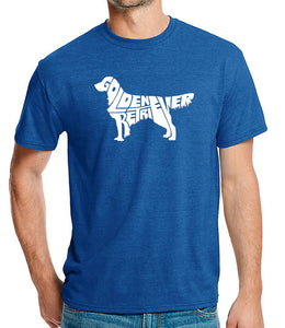 Golden Retreiver - Men's Premium Blend Word Art T-Shirt