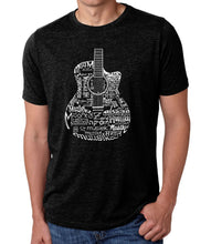 Load image into Gallery viewer, Languages Guitar - Men&#39;s Premium Blend Word Art T-Shirt