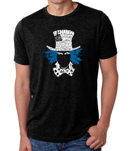 The Mad Hatter - Men's Premium Blend Word Art T-Shirt