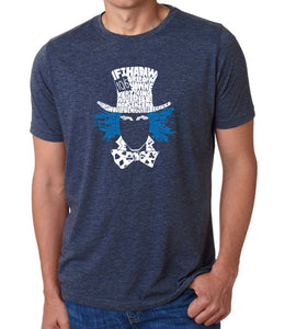 The Mad Hatter - Men's Premium Blend Word Art T-Shirt