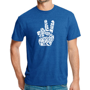 Peace Out  - Men's Premium Blend Word Art T-Shirt