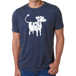 Holy Cow  - Men's Premium Blend Word Art T-Shirt