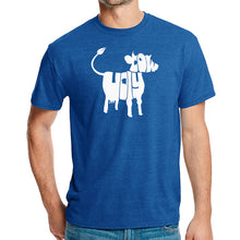 Load image into Gallery viewer, Holy Cow  - Men&#39;s Premium Blend Word Art T-Shirt