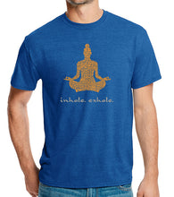 Load image into Gallery viewer, Inhale Exhale - Men&#39;s Premium Blend Word Art T-Shirt