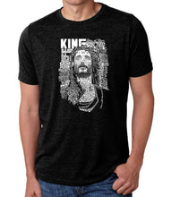 Load image into Gallery viewer, JESUS - Men&#39;s Premium Blend Word Art T-Shirt