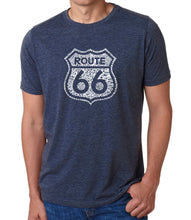 Load image into Gallery viewer, Get Your Kicks on Route 66 - Men&#39;s Premium Blend Word Art T-Shirt