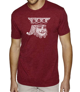 King of Spades - Men's Premium Blend Word Art T-Shirt