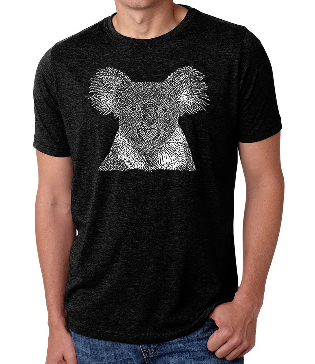 Koala - Men's Premium Blend Word Art T-Shirt